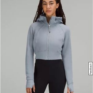 Lululemon Scuba Full-Zip Cropped Hoodie
